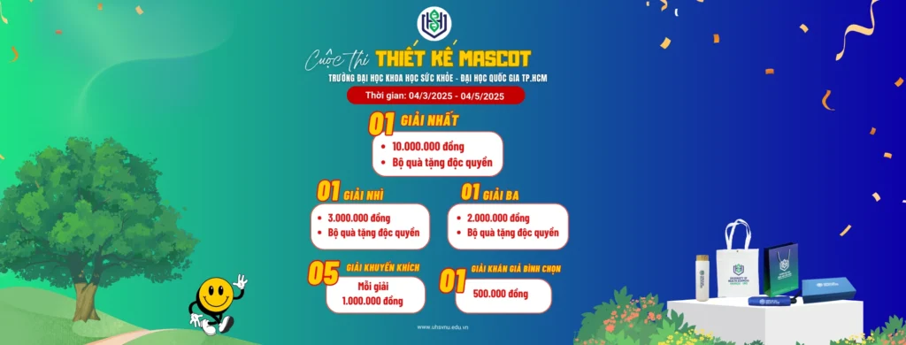 Cơ cấu giải thưởng cuộc thi thiết kế mascot UHS